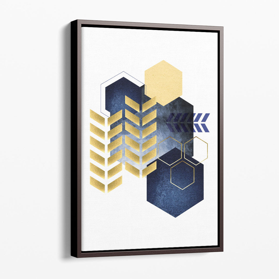 Geometric Greek Odyssey 3 - Canvas Print Wall Art