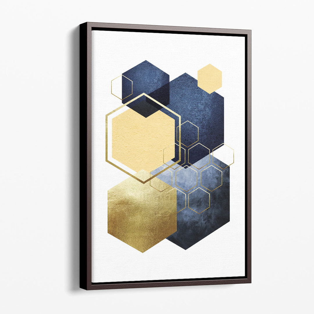 Geometric Greek Odyssey 4 - Canvas Print Wall Art