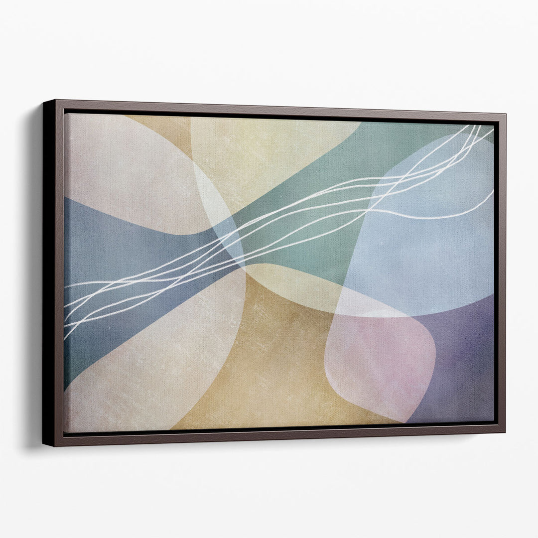 Colorful Organic Shapes 2 - Canvas Print Wall Art