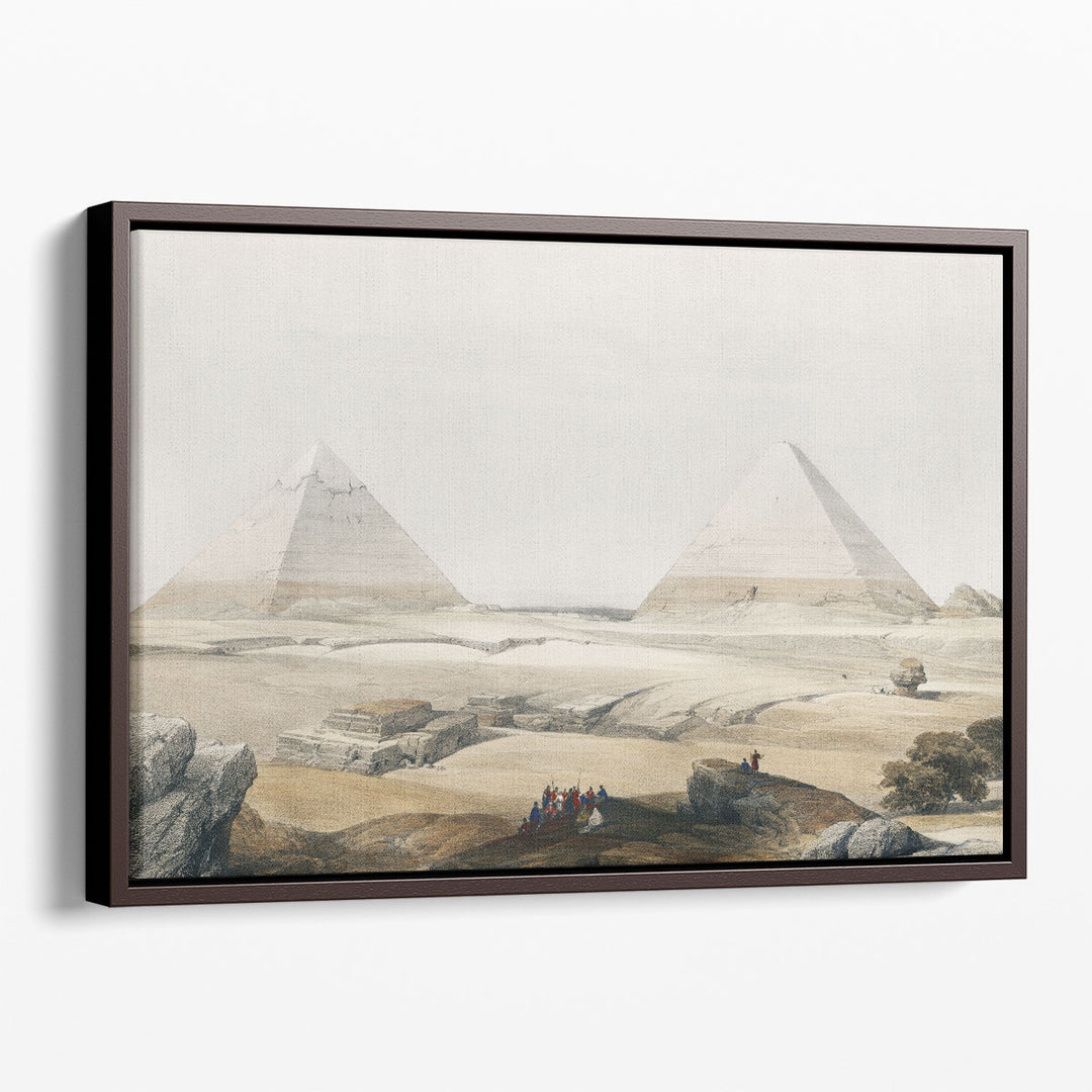 Pyramids of Geezeh - Canvas Print Wall Art