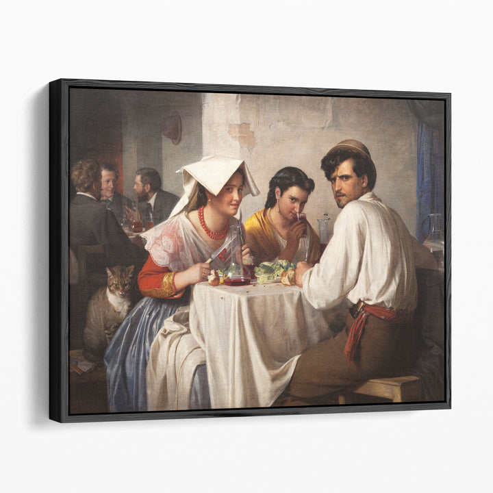 From a Roman Osteria - Canvas Print Wall Art