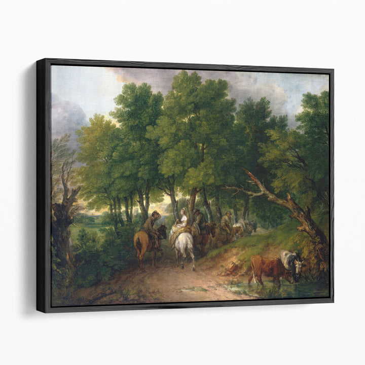 Road from Market - Canvas Print Wall Art