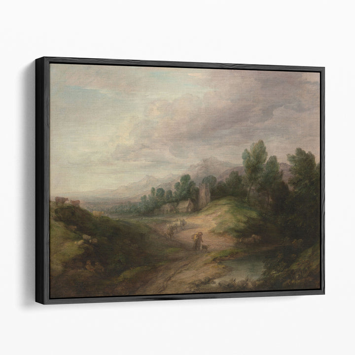 Wooded Upland Landscape - Canvas Print Wall Art