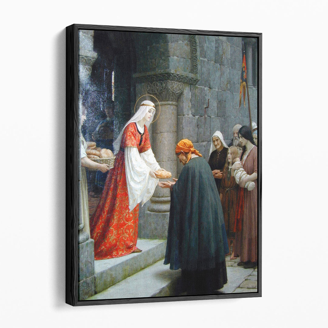 The Charity of Saint Elizabeth of Hungary - Canvas Print Wall Art