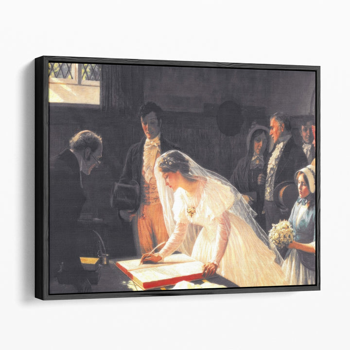 The Wedding Register - Canvas Print Wall Art