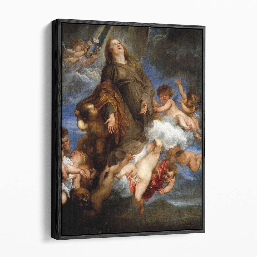 Saint Rosalie Interceding for the Plague Stricken of Palermo - Canvas Print Wall Art