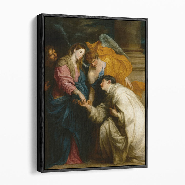 The Vision of the Blessed Hermann Joseph - Canvas Print Wall Art