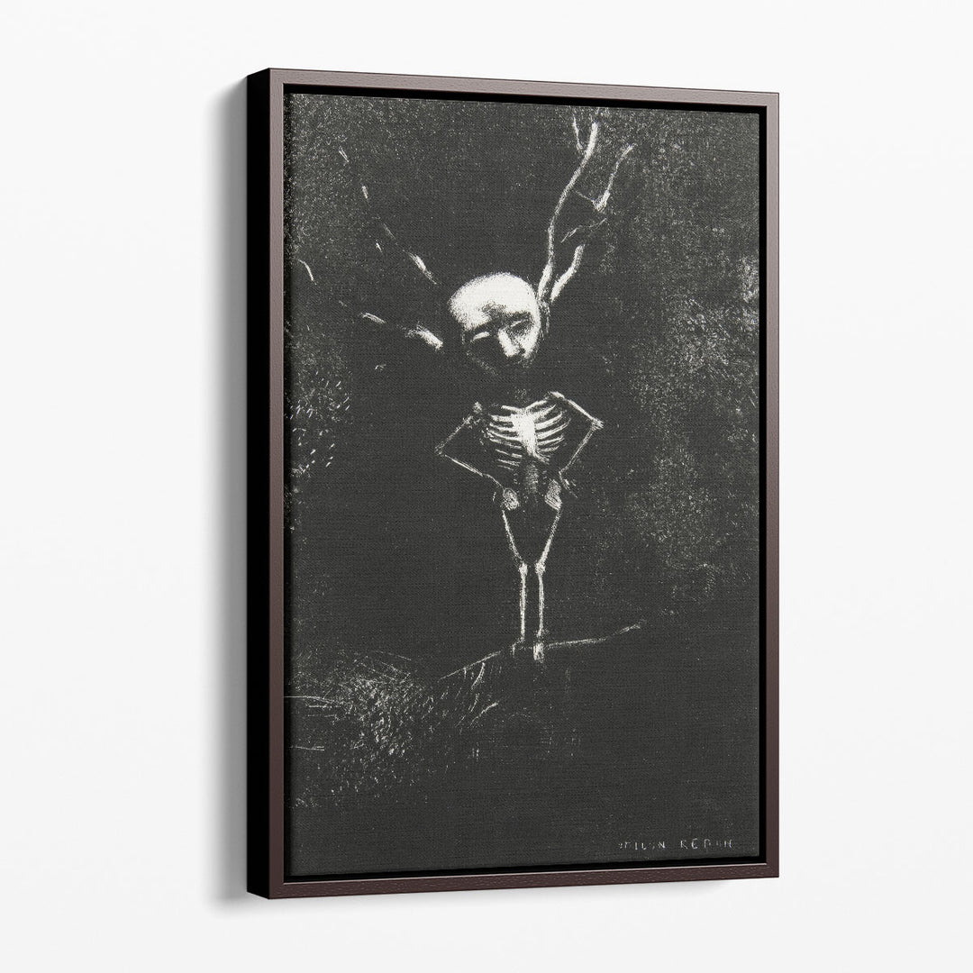 In the Maze of Branches the Pale Figure Appeared - Canvas Print Wall Art