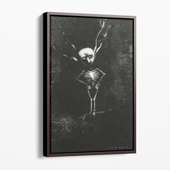 In the Maze of Branches the Pale Figure Appeared - Canvas Print Wall Art
