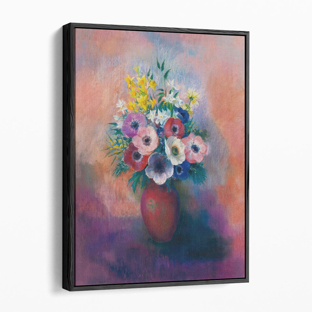 Vase D’anémones - Canvas Print Wall Art