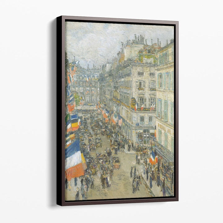 July Fourteenth, Rue Daunou, 1910 - Canvas Print Wall Art