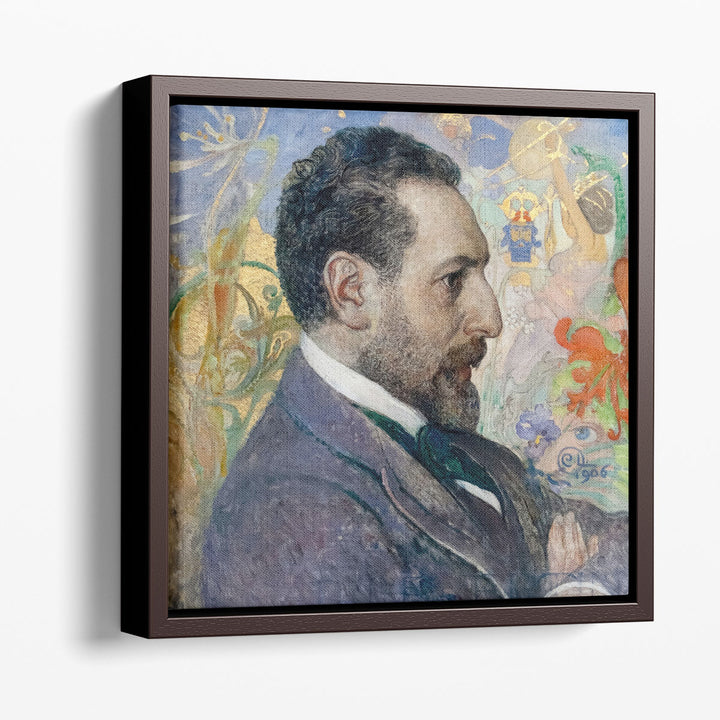 Portrait of Oscar Levertin, 1906 - Canvas Print Wall Art