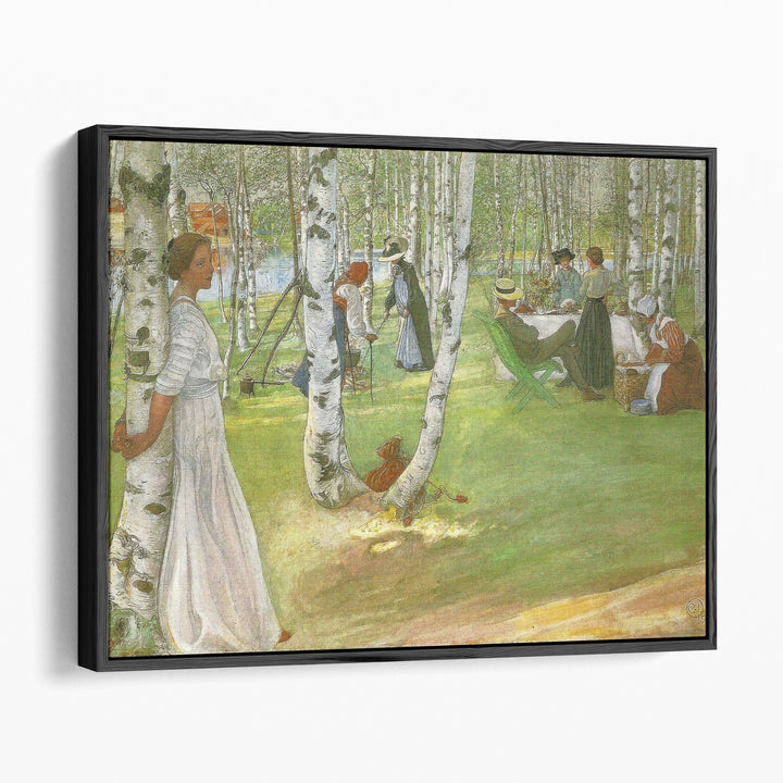 Breakfast in the Open - Canvas Print Wall Art