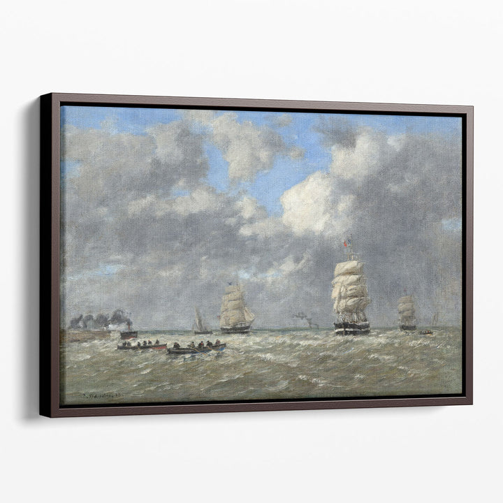 Le Havre, 1883 - Canvas Print Wall Art
