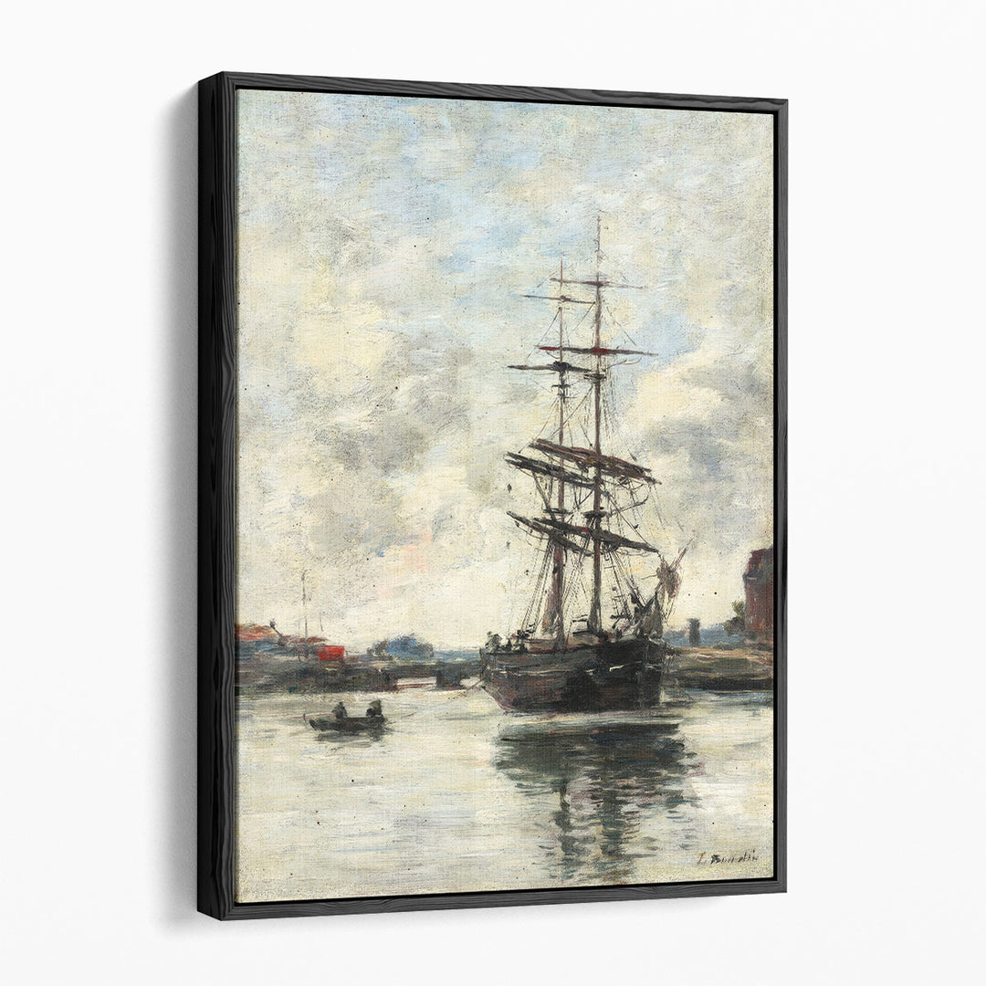 Ship on the Touques - Canvas Print Wall Art