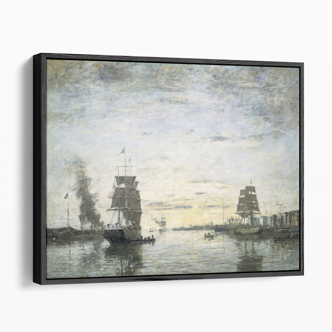 Entrance to the Harbor, Le Havre - Canvas Print Wall Art