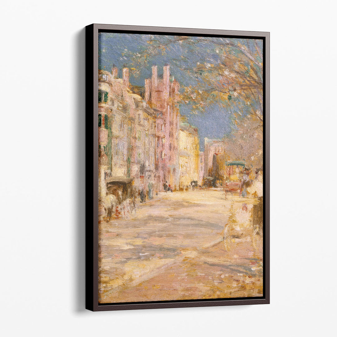Boston Street Scene - Canvas Print Wall Art