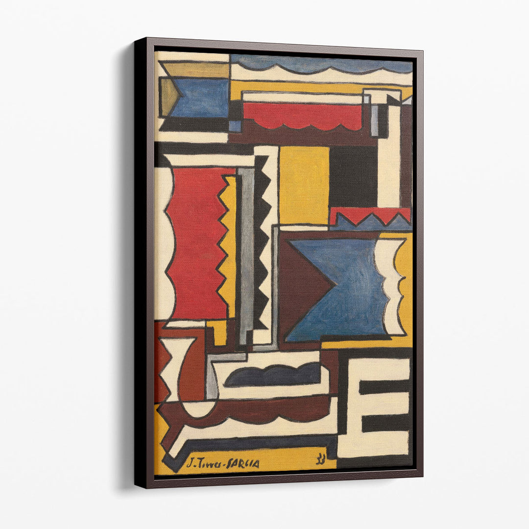 Estructura con Formas Trabadas, 1933 - Canvas Print Wall Art