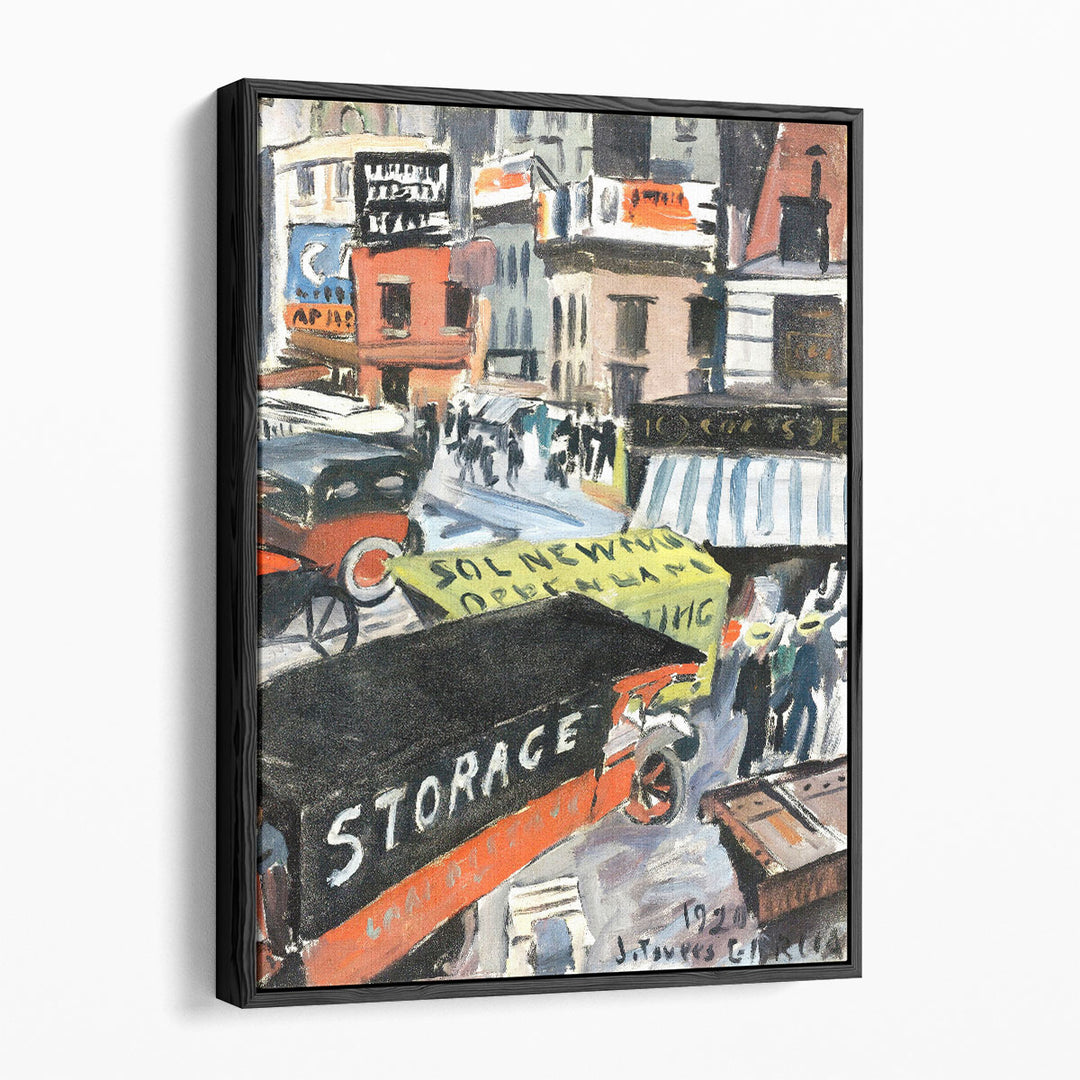 Fourteenth Street, 1920 - Canvas Print Wall Art