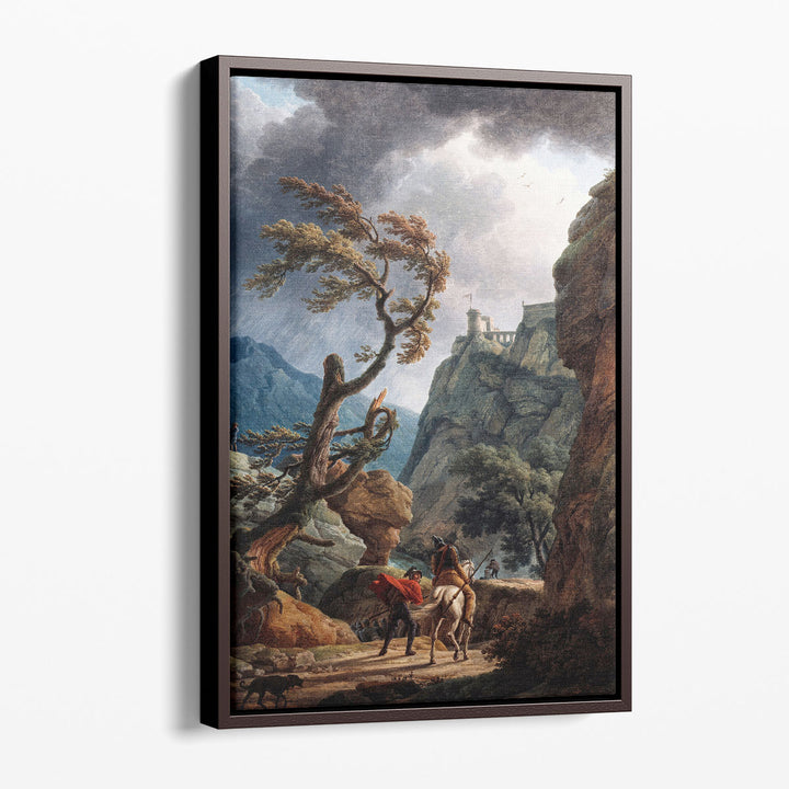 Soldiers in a Mountain Gorge, with a Storm, 1789 - Canvas Print Wall Art