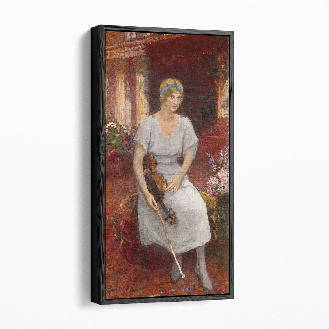 Portrait of the Violinist Cecilia Hansen, 1922 - Canvas Print Wall Art
