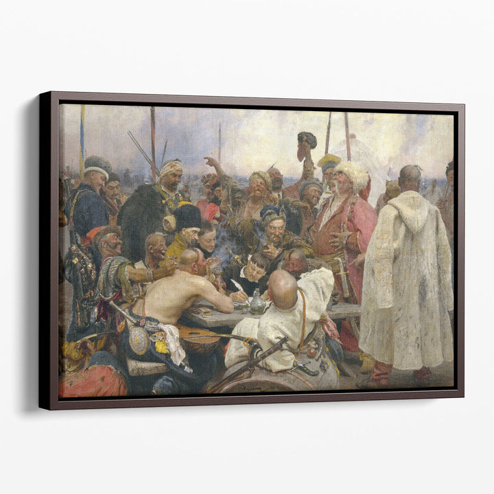 The Reply of the Zaporozhian Cossacks to Sultan Mehmet IV - Canvas Print Wall Art