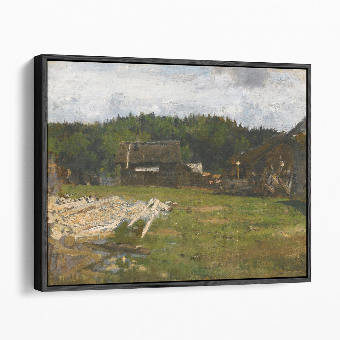 Forest Clearing Near Chuguev, Ukraine - Canvas Print Wall Art
