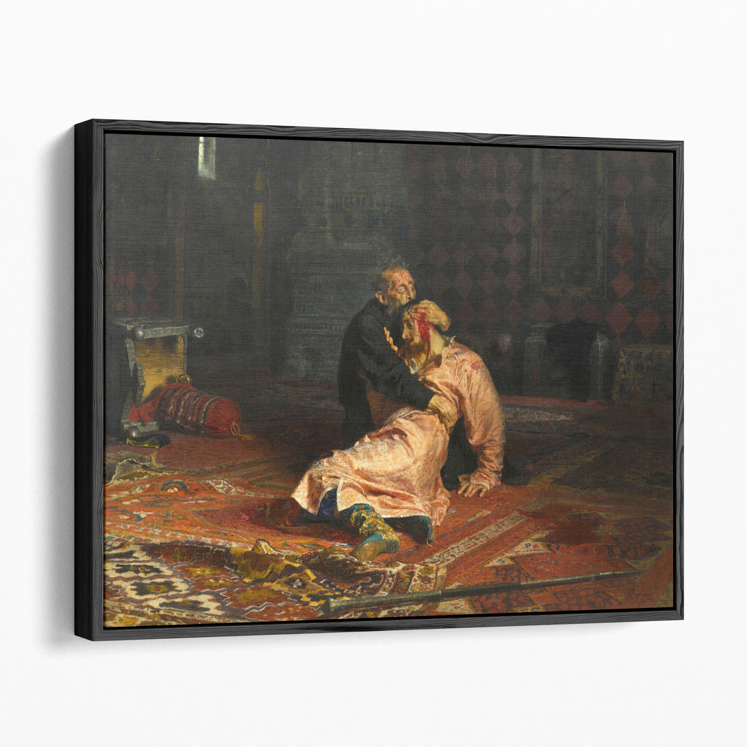 Ivan the Terrible and His Son Ivan - Canvas Print Wall Art