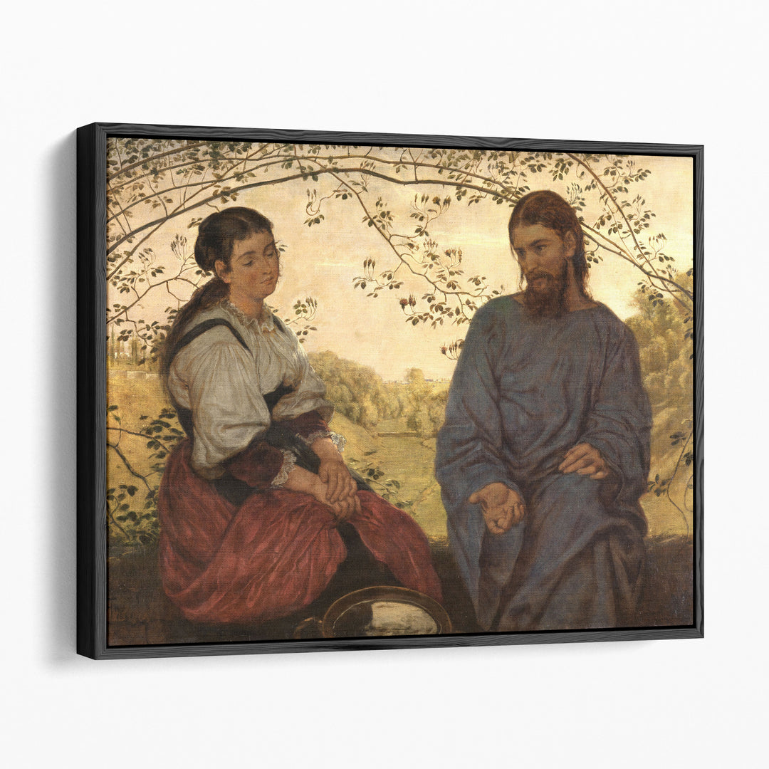 Christus und die Samariterin, 1881 - Canvas Print Wall Art