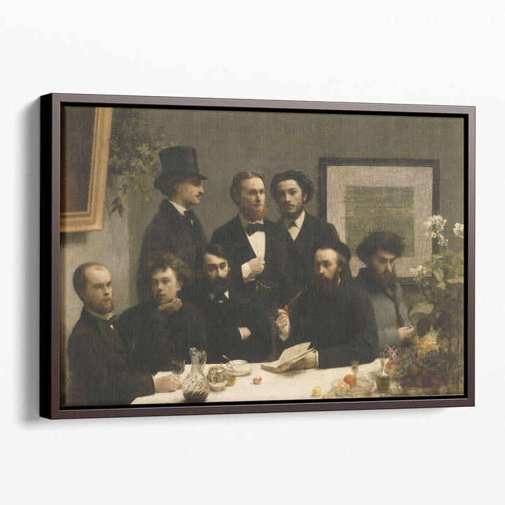 By The Table, 1872 - Canvas Print Wall Art