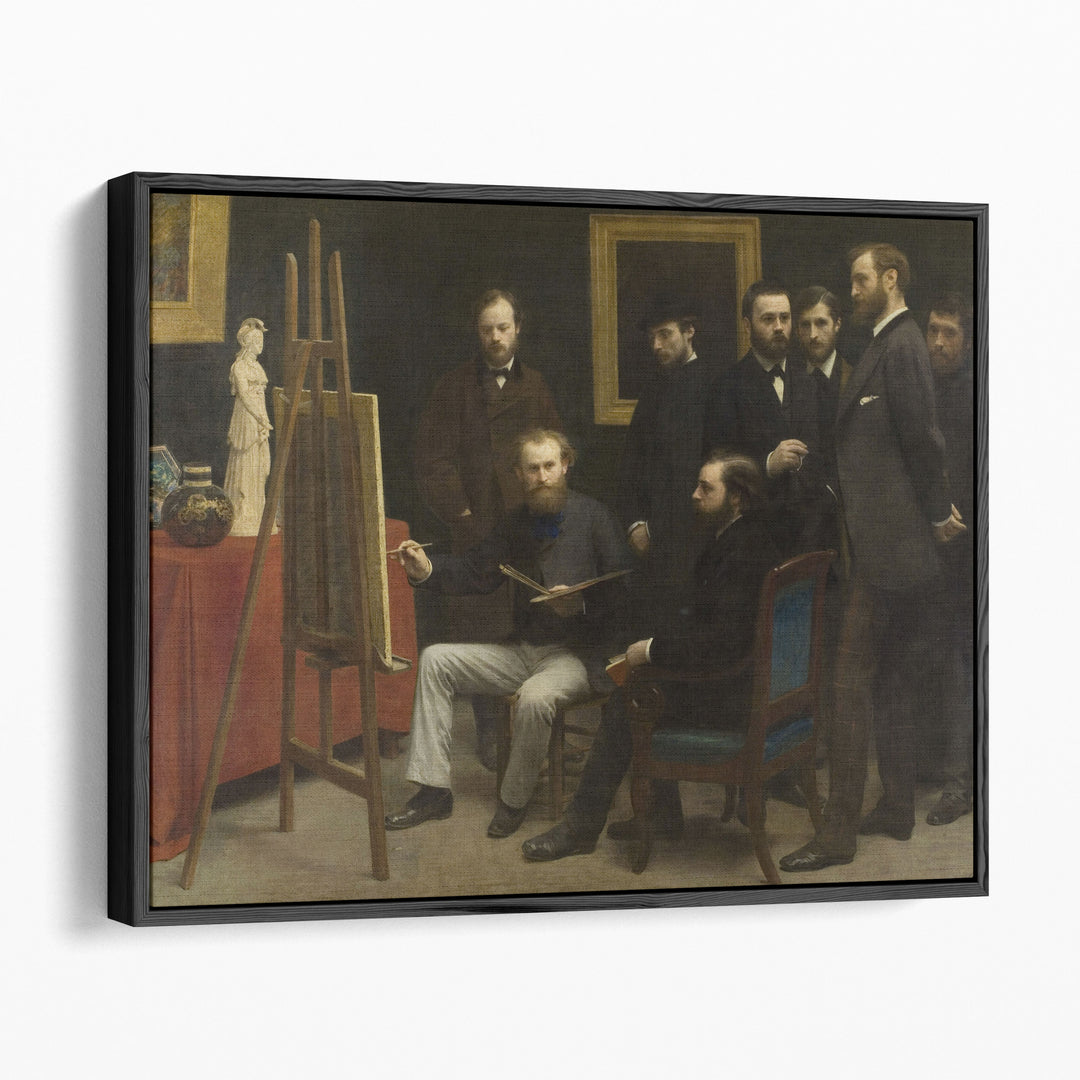 A Studio At Les Batignolles, 1870 - Canvas Print Wall Art