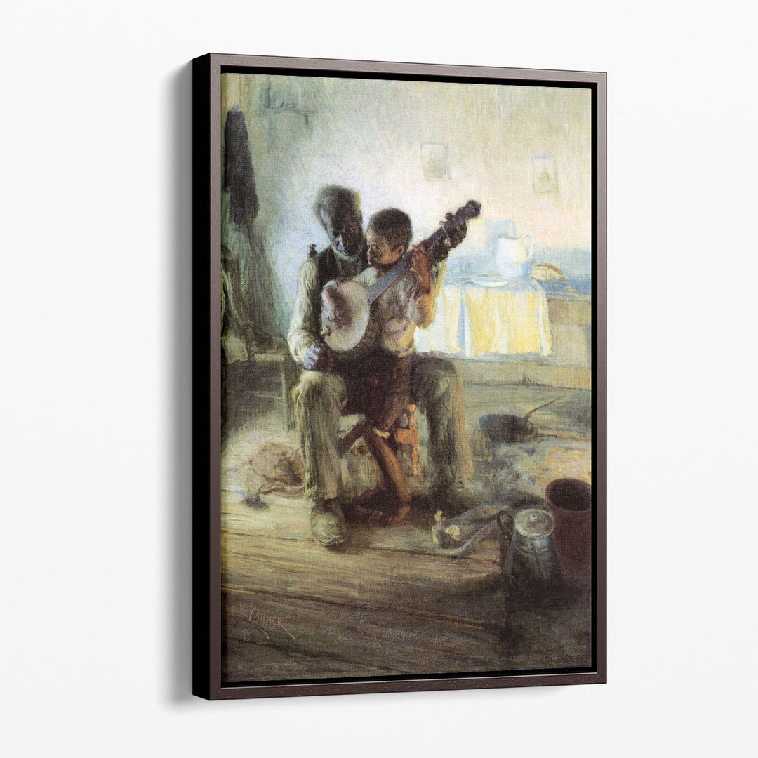 The Banjo Lesson - Canvas Print Wall Art