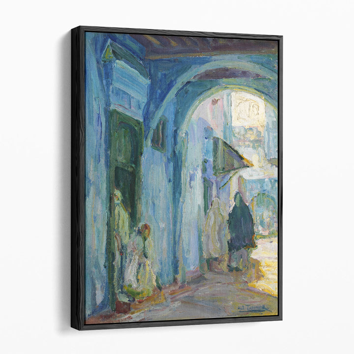Street in Tangier - Canvas Print Wall Art