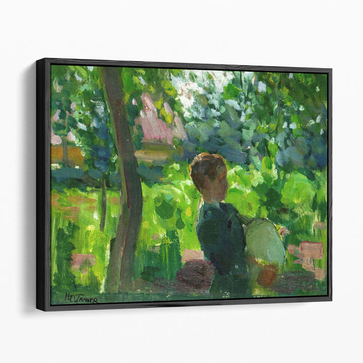 Study For The Bagpipe Lesson, 1892 - Canvas Print Wall Art
