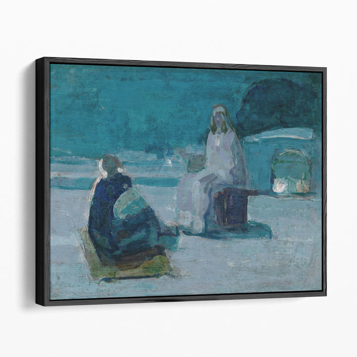 Study for Christ and Nicodemus on a Rooftop, 1923 - Canvas Print Wall Art