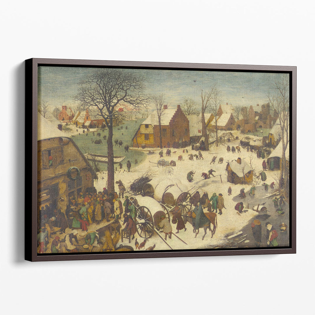 The Census at Bethlehem, Numbering at Bethlehem - Canvas Print Wall Art