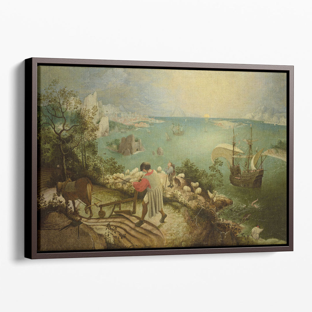 Landscape with the Fall of Icarus - Canvas Print Wall Art