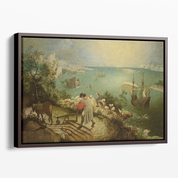 Landscape with the Fall of Icarus - Canvas Print Wall Art