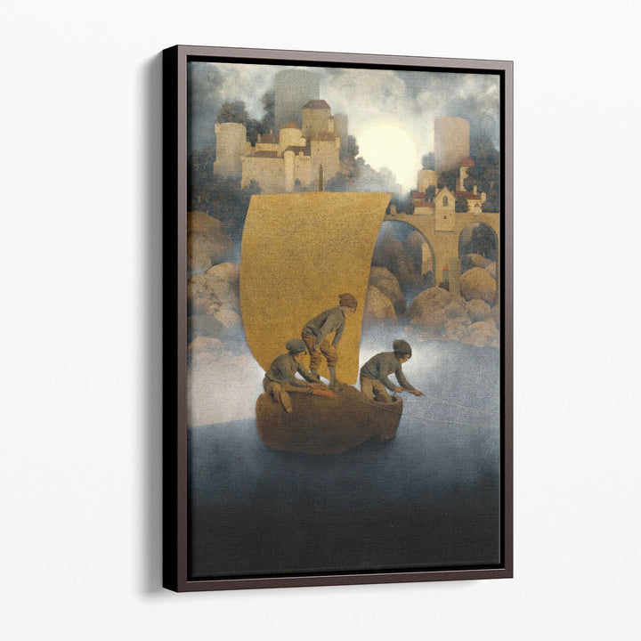 Wynken, Blynken, and Nod - Canvas Print Wall Art