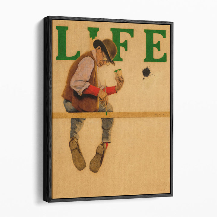 A Man of Letters, 1921 - Canvas Print Wall Art
