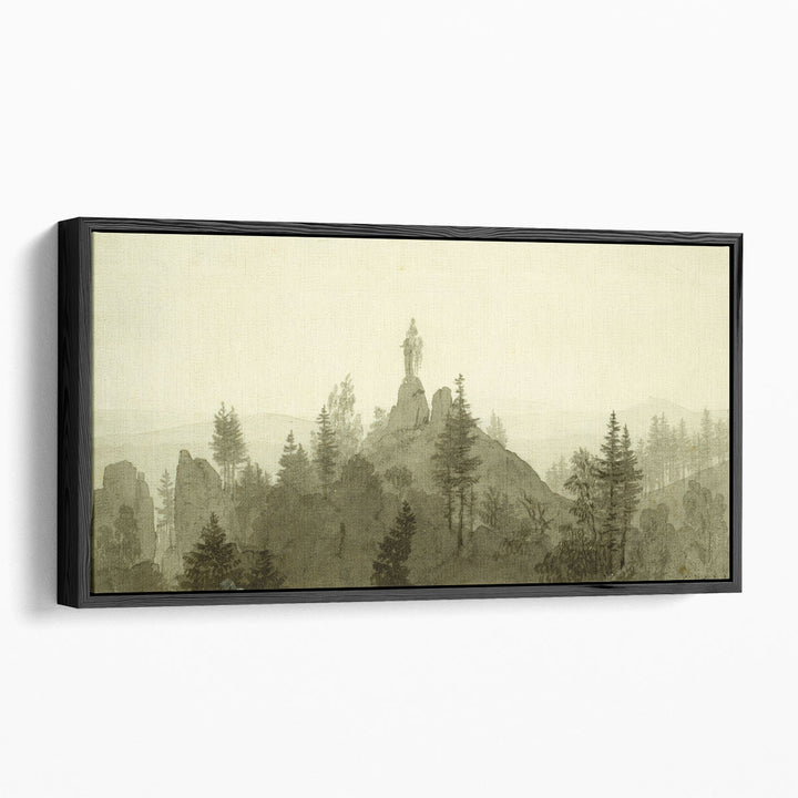 Statue of the Madonna in the Mountains, 1804 - Canvas Print Wall Art