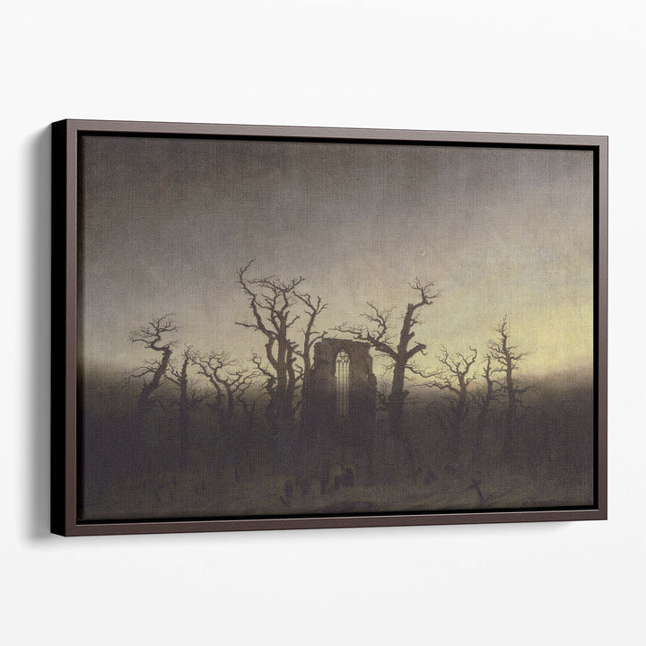 The Abbey in the Oakwood - Canvas Print Wall Art
