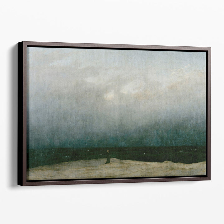 The Monk by the Sea - Canvas Print Wall Art