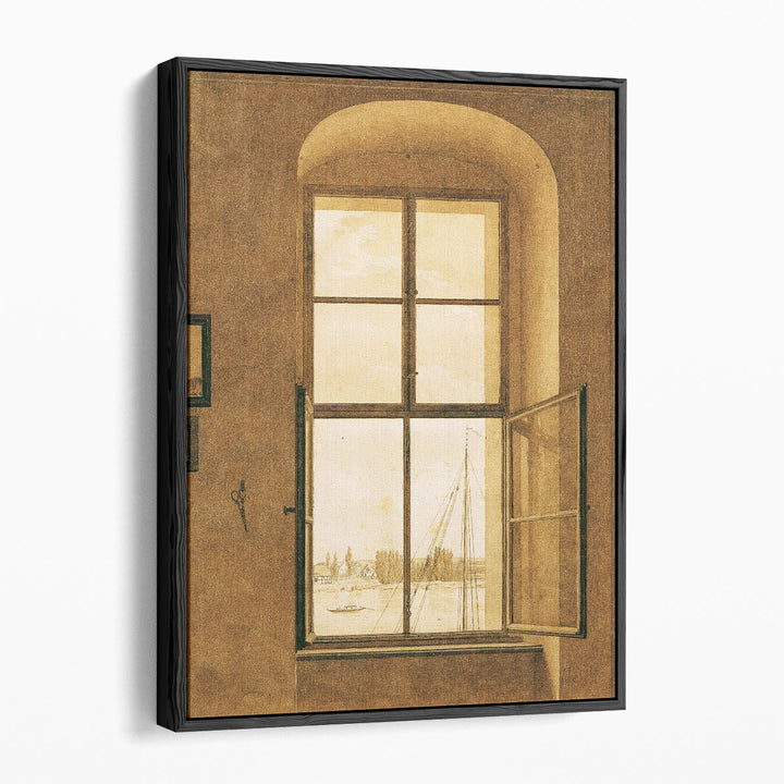Blick aus dem Atelier des Künstlers - Canvas Print Wall Art