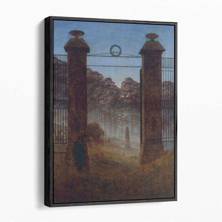The Cemetery - Canvas Print Wall Art