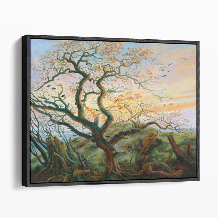 Tree of Crows - Canvas Print Wall Art