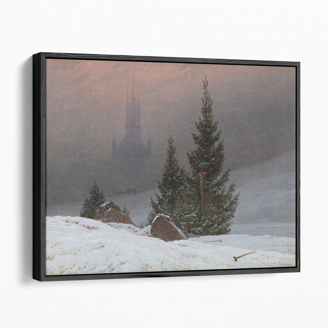 Winter Landscape Caspar David Friedrich - Canvas Print Wall Art