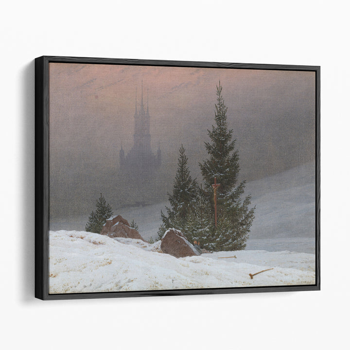 Winter Landscape Caspar David Friedrich - Canvas Print Wall Art