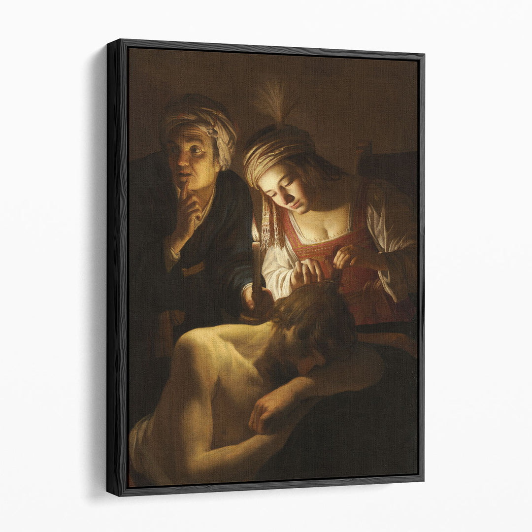 Samson and Delilah, 1616 - Canvas Print Wall Art