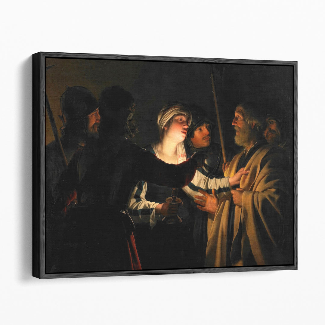 The Denial of Saint Peter - Canvas Print Wall Art